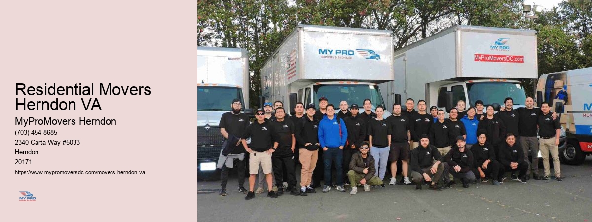 Residential Movers Herndon VA